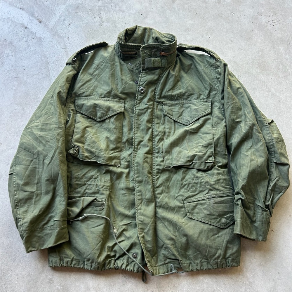 Alpha Industries M-65 Field Jacket OG-107 Olive Green Small X-Short Coat